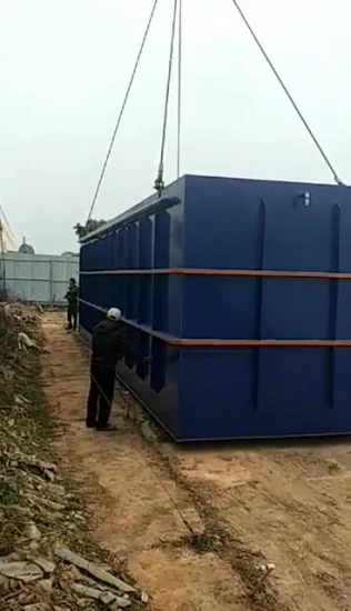 Usine de traitement anaérobie des eaux usées 6kld pour la purification de l'eau